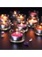 84 Pcs Romantıc Decor Glass Candle Holder 84 Adet Tea Light Cam Mumluk Cam Dekor Mumluk 4.5x2 cm 1