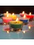 84 Pcs Romantıc Decor Glass Candle Holder 84 Adet Tea Light Cam Mumluk Cam Dekor Mumluk 4.5x2 cm 4