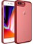 Apple iPhone 8 Plus Uyumlu Kamera Korumalı Transparan Post KAPAK-KIRMIZI-8680436687055-TA87687-MRYN 1