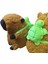 Kapibara Peluş Oyuncak 24 cm Sırt Çantalı Capybara Figür Yüksek Kalite 4