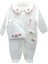 Rococo Desenli Kız Bebek Hastane Çıkışı 3 Lü Set 2