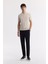 Erkek Bej Polo Yaka Fermuarlı Fitil Örgü Detaylı Rayon Triko T-shirt A51Y5046 5