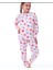 Kız Çocuk Pamuklu Çilek Desenli Pijama Takımı 1