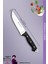 Sürmene Serisi Mutfak Bıçak Et Ekmek Sebze Salata Bıçağı Siyah No:2 ( MFT-006 ) 2