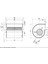 D2E160-AB01-21 Çift Emişli Radyal Fan Ø160 mm 230 V Ac 1175 M³/h 1850 Min 410 W 2