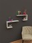 2'li Set Modern Dekoratif Duvar Rafı 1