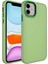 Apple iPhone 11 Kılıf Metal Çerçeve ve Buton Tasarımlı Silikon Luna KAPAK-YEŞIL-8680436649442-T 1