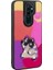 Oppo A5 2020 Kılıf Parlayan Kabartmalı Ikonik Figürlü Amas Silikon KAPAK-MOR-8680436759806-TDOM 4