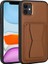 Apple iPhone 11 Kılıf Kartlıklı Standlı ​pu Deri Memo KAPAK-KAHVERENGI-8680436652497-TDOM85149 1