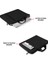 Siyah Unisex 13-14-15.6-16.1-16.9 Inç Uyumlu Macbook Kılıf Notebook Laptop El ve Omuz Laptop Çantası 3