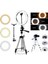 Ring Light Youtuber LED Tripod Işıklı Telefon Tutucu Makyaj Işığı 10 Inç + 1 mt Tripod 1