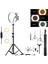 Ring Light LED Youtuber Tiktok Tripod Işıklı Telefon Tutucu Makyaj Işığı 10 Inç Tripod 1
