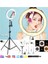 Ensiga Ring Light Youtuber Makyaj Selfie Işığı 14 Inç Kuaför Make Up LED +2.1mt Tripod 1