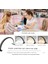 Taşlı Profesyonel Yarım Ay Ring Light Stand LED Işık Tırnak Kirpik Işık LED Manikür Işık LED 3