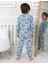 Erkek Çocuk Pamuklu Traktör Desenli Pijama Takımı 3