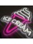 Neon LED Dekoratif Aydınlatma -Ice Cream, 50X45CM- 3