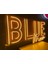 Neon LED Dekoratif Aydınlatma -Blue Moon, 50X25CM- 3