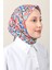 Lux Soft Pamuklu Eşarp 4040-199 Lacivert 2