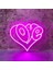 Neon LED Dekoratif Aydınlatma -Love Kalp, 45X38CM- 1