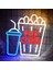 Neon LED Dekoratif Aydınlatma -Pop Corn, 50X45CM- 1