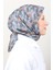 Lux Soft Pamuklu Eşarp 4040-217 Koyu Antrasit 1