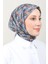 Lux Soft Pamuklu Eşarp 4040-217 Koyu Antrasit 2