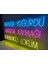 Neon LED Dekoratif Aydınlatma -Manda Yoğurdu,manda Kaymağı,kaymaklı Lokum, 130X70CM- 2