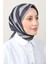 Lux Soft Pamuklu Eşarp 4040-203 Füme 2