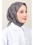 Lux Soft Pamuklu Eşarp 4040-226 Mavi 2