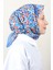 Lux Soft Pamuklu Eşarp 4040-193 Saks 1