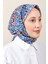 Lux Soft Pamuklu Eşarp 4040-193 Saks 2
