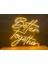 Neon LED Dekoratif Aydınlatma -Better Together, 60X60CM- 3