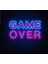 Neon LED Dekoratif Aydınlatma -Game Over, Gamer, 60X35 Cm- 1