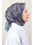 Lux Soft Pamuklu Eşarp 4040-231 Mavi 1