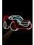 Neon LED Dekoratif Aydınlatma -Arabalar, Mcqueen, 45X25CM- 1