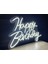 Neon LED Dekoratif Aydınlatma -Happy Brithday, 60X45CM- 3