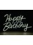 Neon LED Dekoratif Aydınlatma -Happy Brithday, 60X45CM- 4