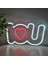 Neon LED Dekoratif Aydınlatma -I Love You, 40X24CM- 1
