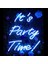 Neon LED Dekoratif Aydınlatma -It's Party Time, 30X40CM- 1