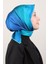 Twil Ipek Eşarp 4019-37 Mavi 2