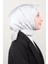Twil Ipek Eşarp 40009-10 Gümüş 2