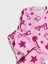 Kız Çocuk Pamuklu Pembe Yıldız Palmiye Ağaç Desenli Uzun Kollu Mevsimlik Pijama Takımı 3