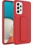 Galaxy A13 4g Kılıf Qstand KAPAK-KIRMIZI-8680436466476-TDOM72772 1