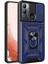 Infinix Hot 20I Kılıf Magnetik Standlı Kamera Korumalı Sürgülü Vega KAPAK-MAVI-8680436678695-TD 1