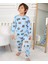 Erkek Çocuk Pamuklu Araba Desenli Pijama Takımı 1