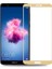 Huawei P Smart Uyumlu Full Kaplayan Temperli 5d Ekran Koruyucu Cam (Gold) 1