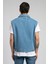 Over Vest Erkek Jean Yelek 4