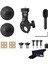 Motosiklet Paketi Yeni Sürüm - Komple Montaj Kiti X4/x3/x2/x 360 Kameralar | Ace/ace Pro/go 3/ Go2/one R/rs, Djı Osmo Action 4/3/2 ve Gopro 12/11/10/9/max ile Uyumlu, Siyah 1