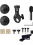 Motosiklet Paketi Yeni Sürüm - Komple Montaj Kiti X4/x3/x2/x 360 Kameralar | Ace/ace Pro/go 3/ Go2/one R/rs, Djı Osmo Action 4/3/2 ve Gopro 12/11/10/9/max ile Uyumlu, Siyah 2