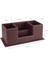 Masaüstü Deri Organizer Kalemlik 4 Gözlü Desktop Organizer Rainbow Vegan 10X12X25 Cm. 3